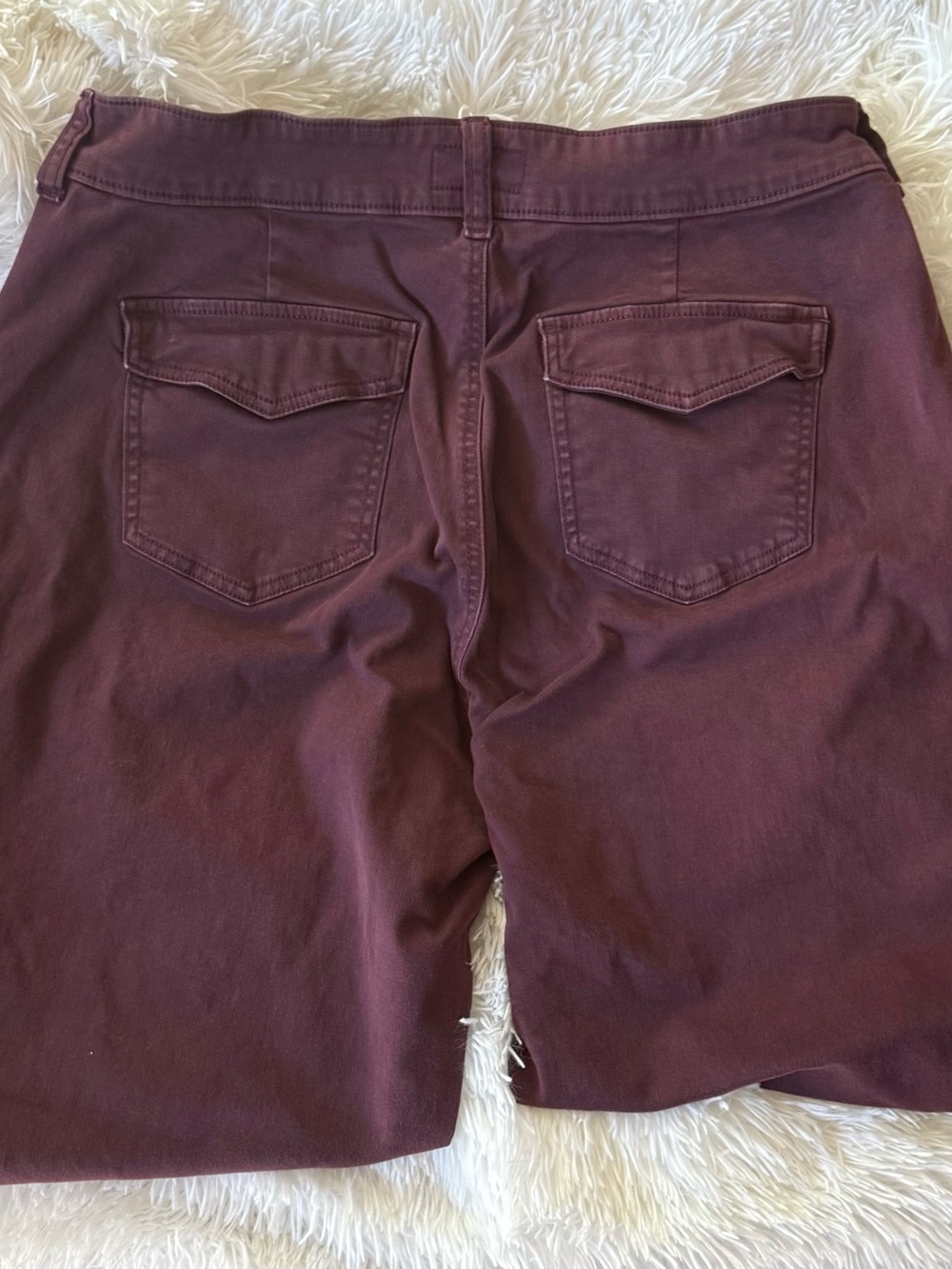 Torrid Maroon Twill Joggers - Picture 3 of 4